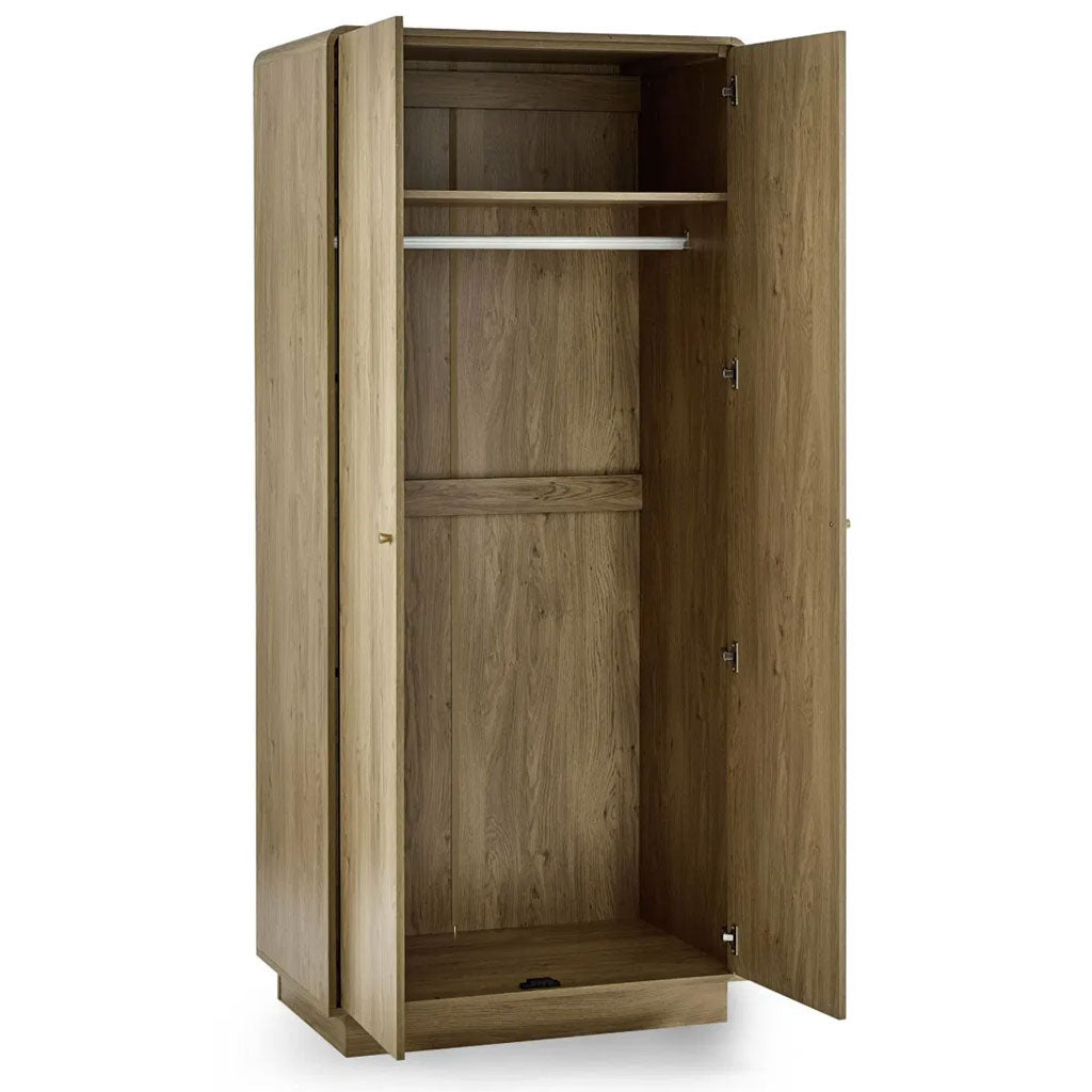 Wooden Wardrobe With 2 Doors - Ingrid