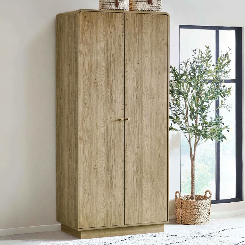 Wooden Wardrobe With 2 Doors - Ingrid