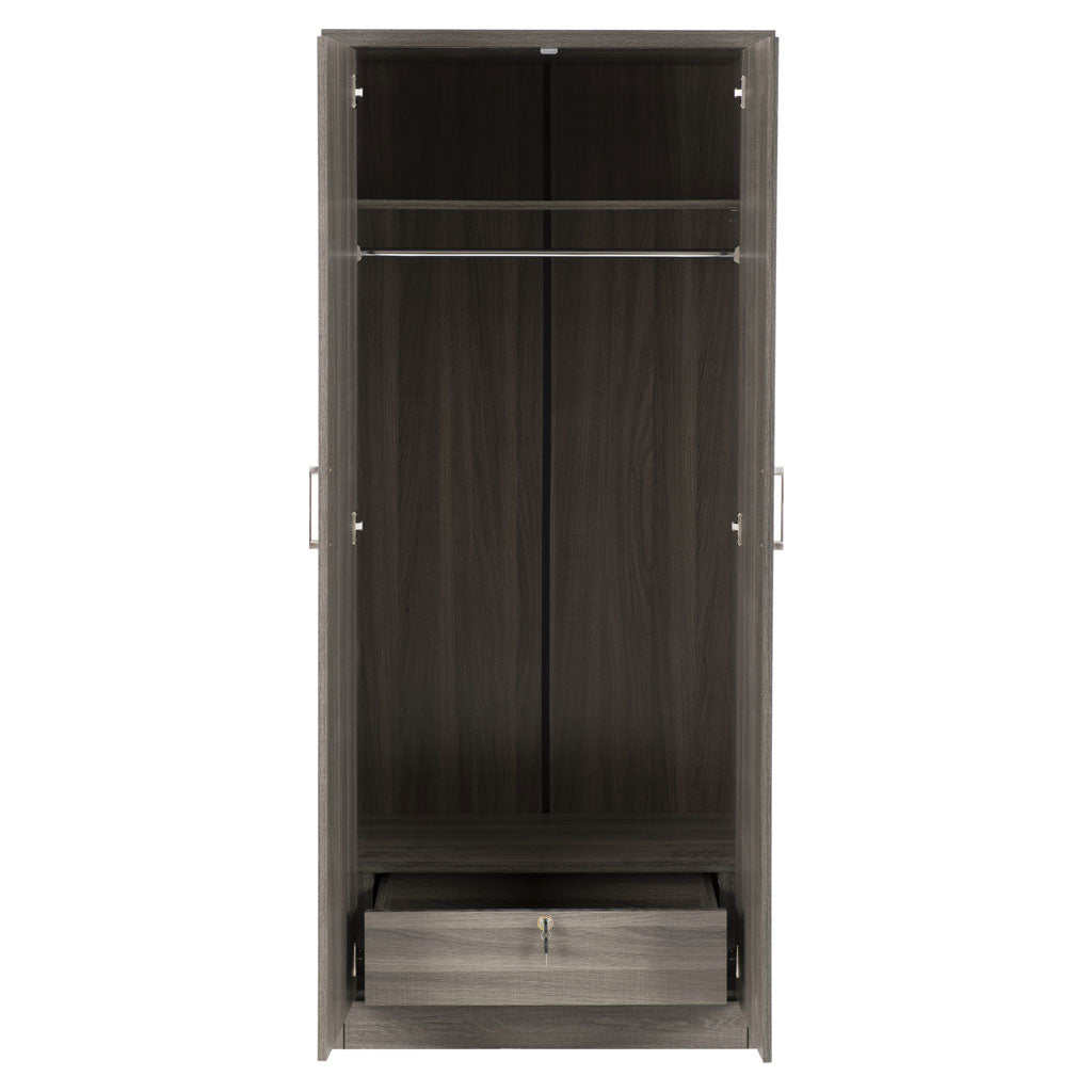 Wooden Wardrobe With 2 Doors - Lisbon