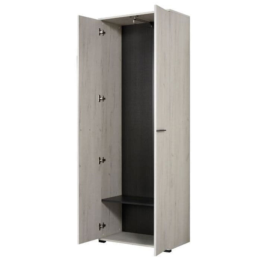 Wooden Wardrobe With 2 Doors - Luling
