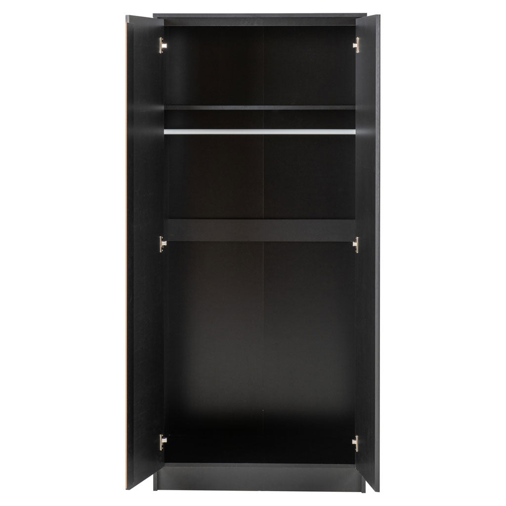 Wooden Wardrobe With 2 Doors - Malvern