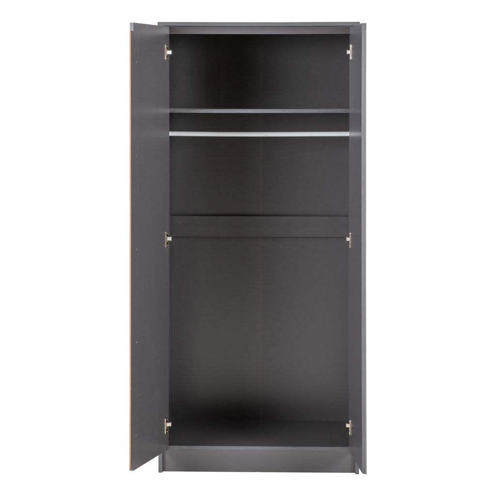 Wooden Wardrobe With 2 Doors - Malvern
