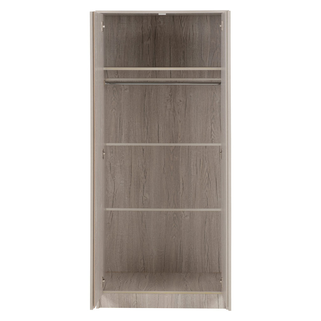 Wooden Wardrobe With 2 Doors - Malvern