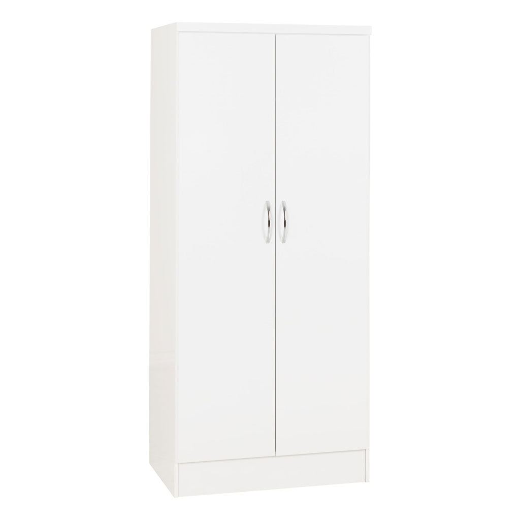 Wooden Wardrobe With 2 Doors - Nevada