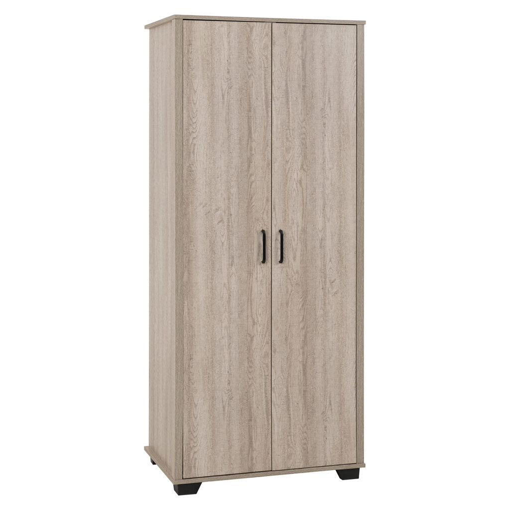 Wooden Wardrobe With 2 Doors - Oliver