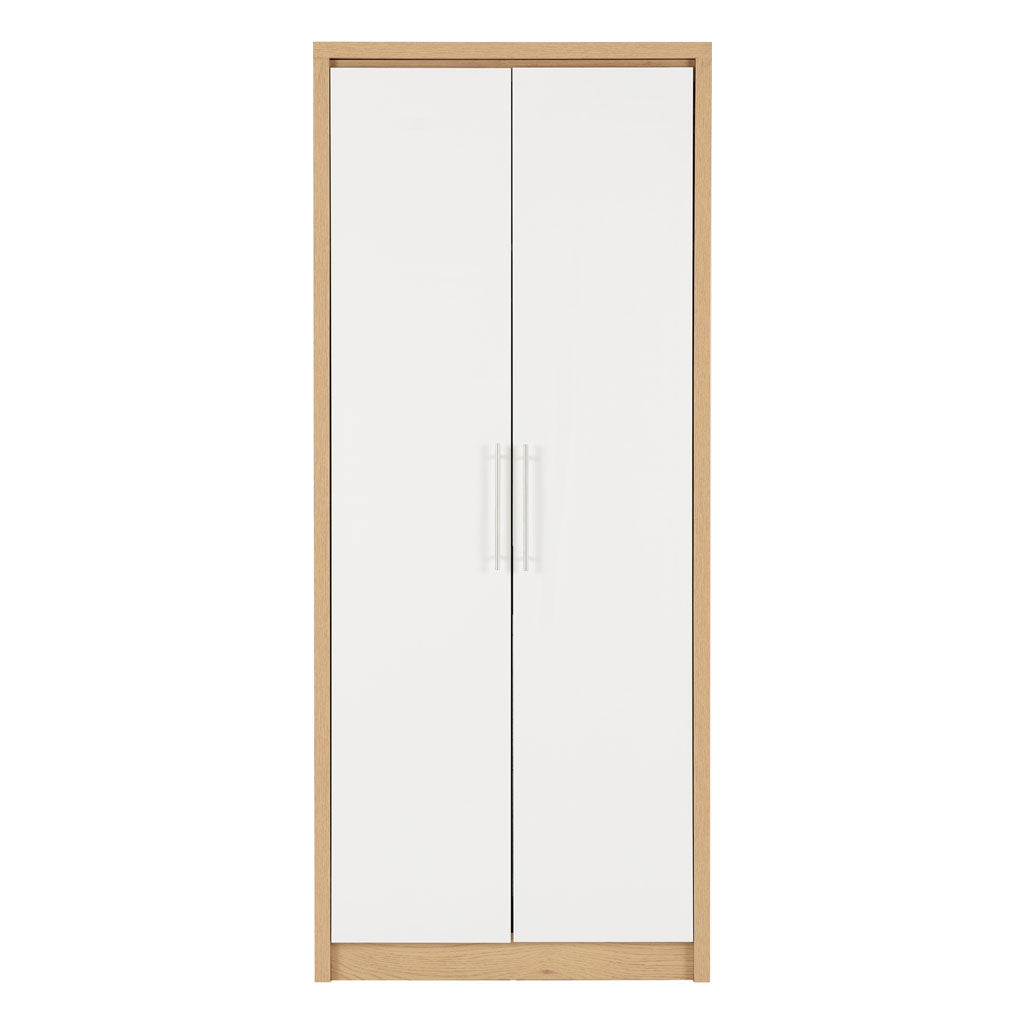 Wooden Wardrobe With 2 Doors - Seville