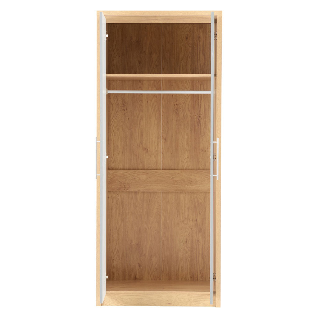 Wooden Wardrobe With 2 Doors - Seville