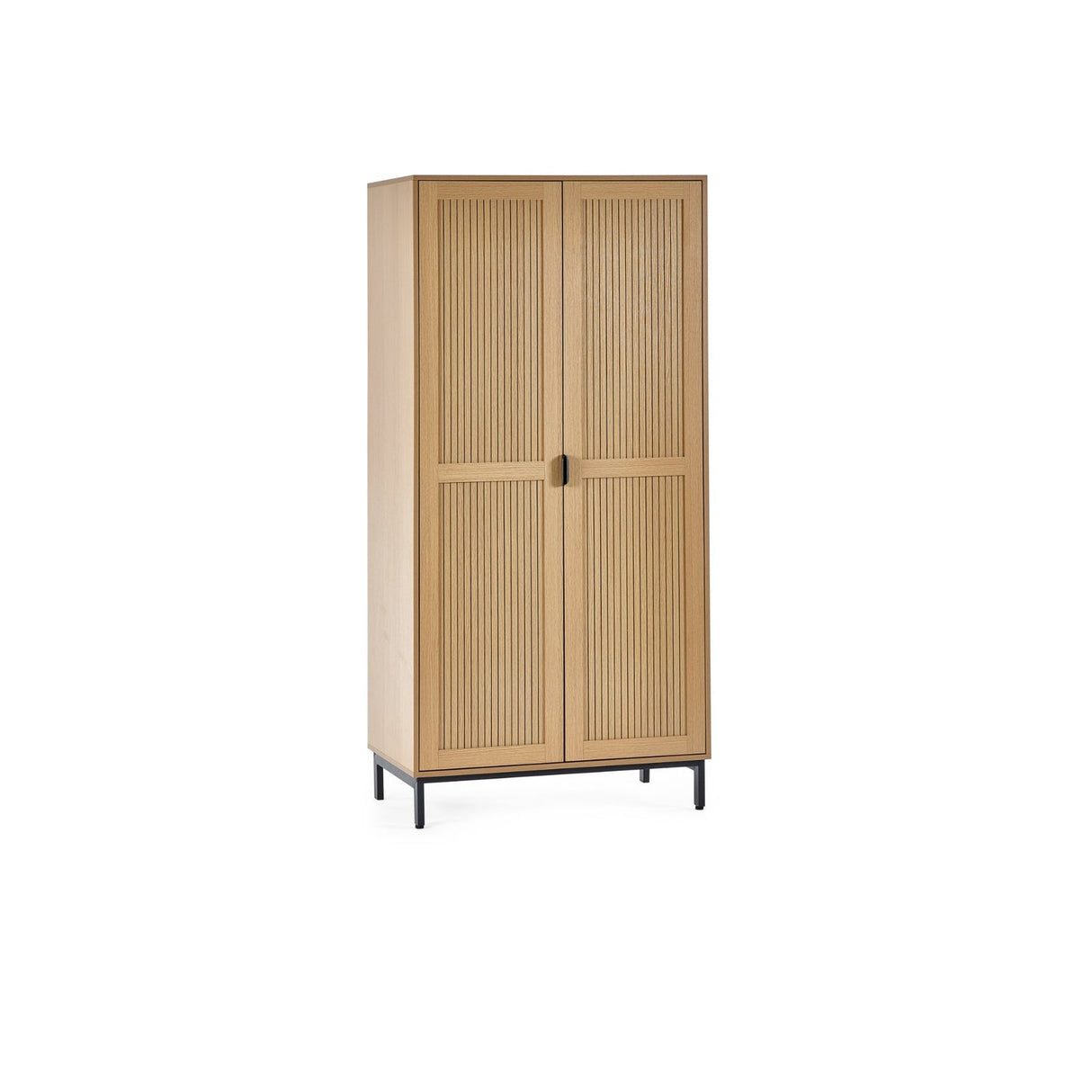 Wooden Wardrobe With 2 Doors - Sia