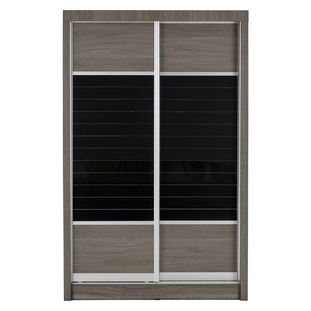 Wooden Wardrobe With 2 Sliding Doors - Lisbon