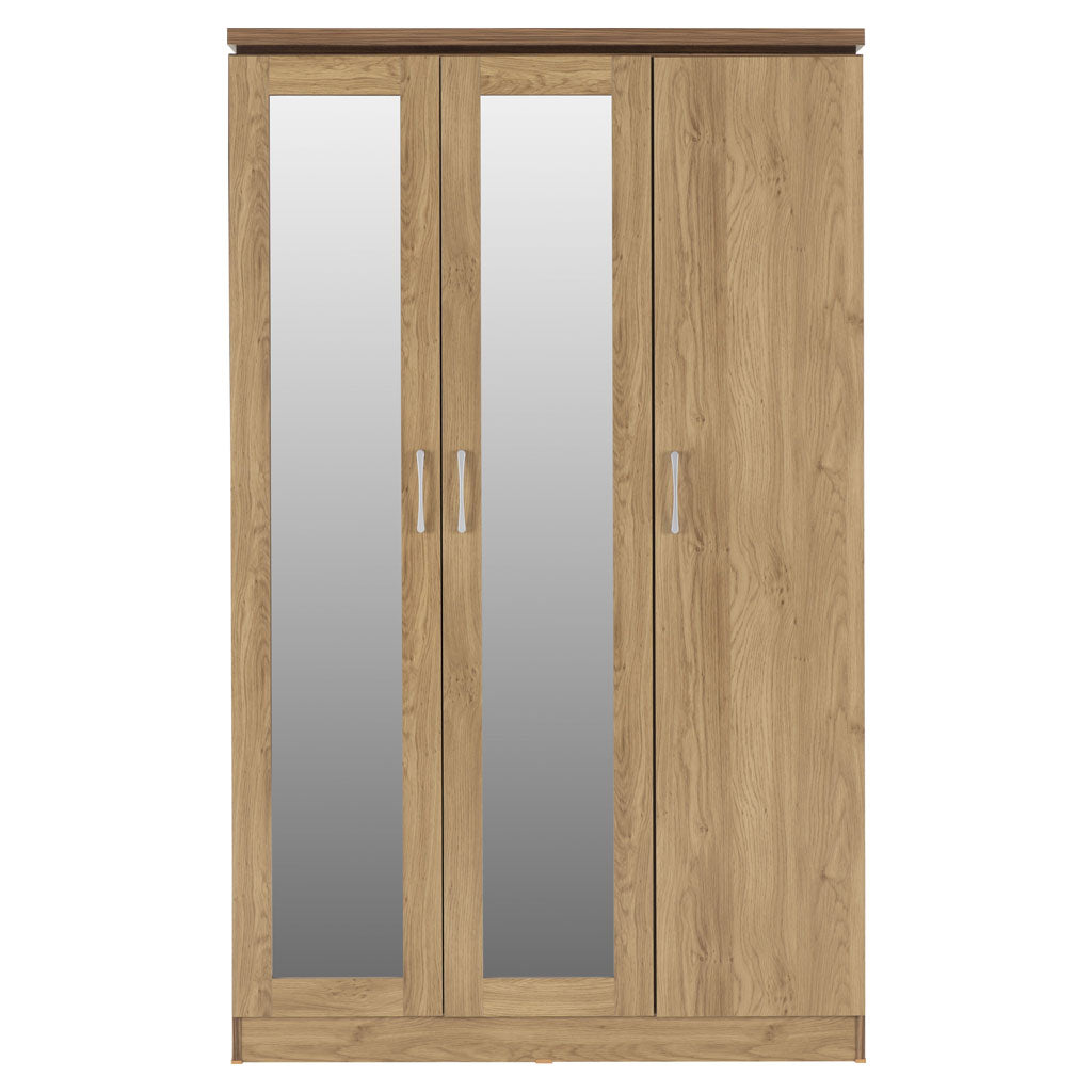 Wooden Wardrobe With 3 Doors - Charles