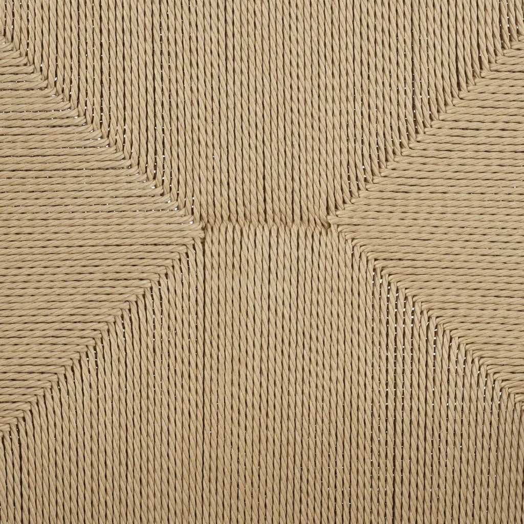 Woven Accent Chair With Wooden Frame - Icaria