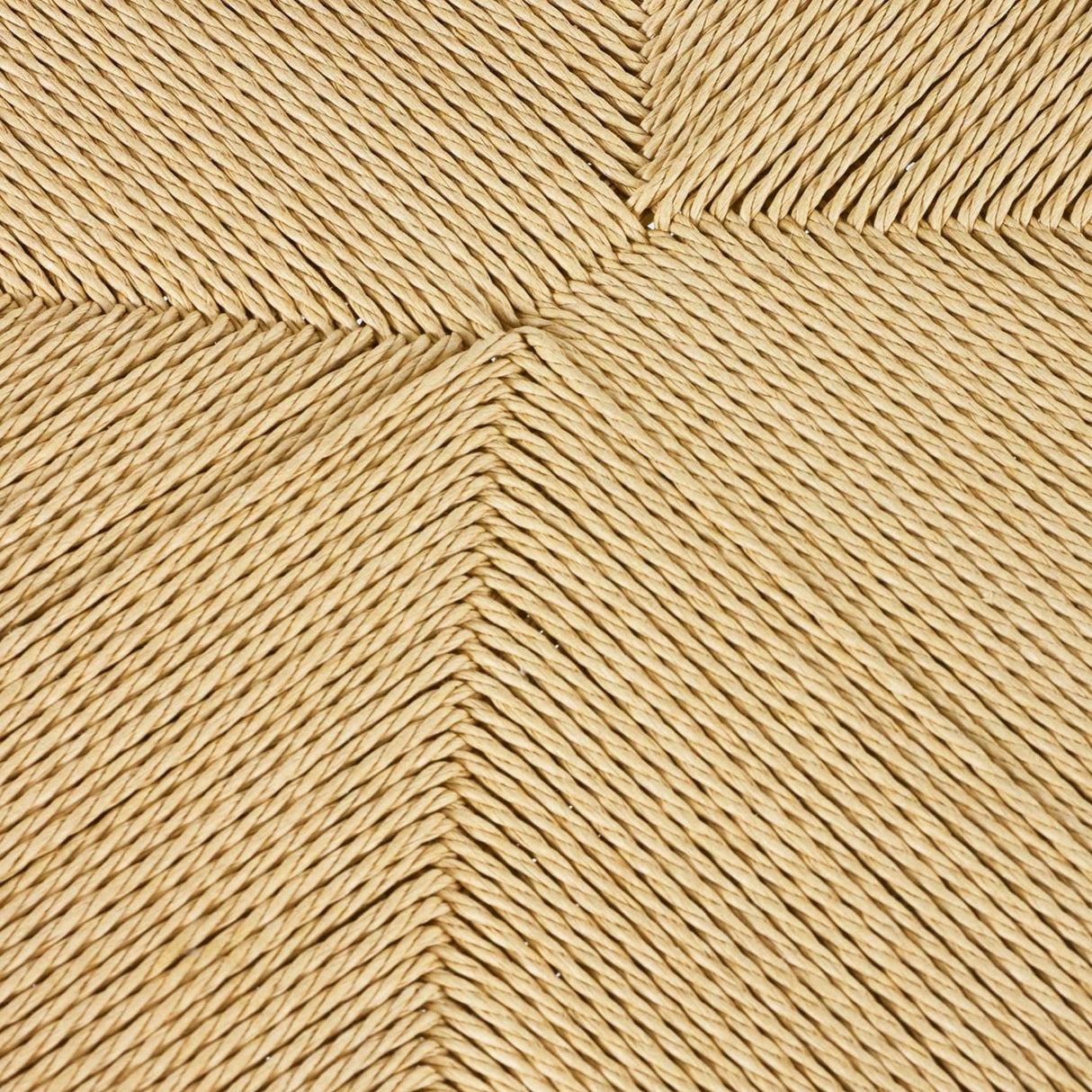 Woven Dining Chairs in Set Of 2 With Wooden Frame - Symi