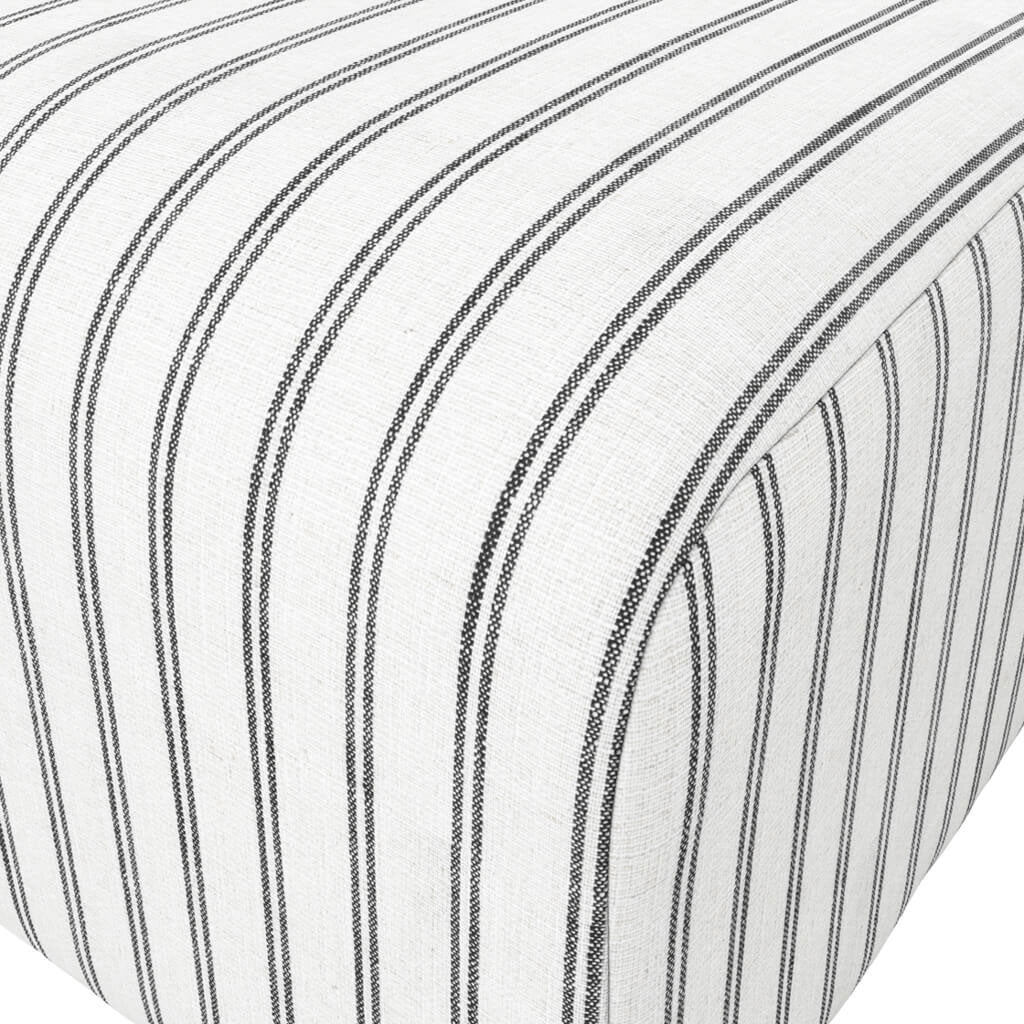 Woven Pouffe Chalk Stripe - Ryder