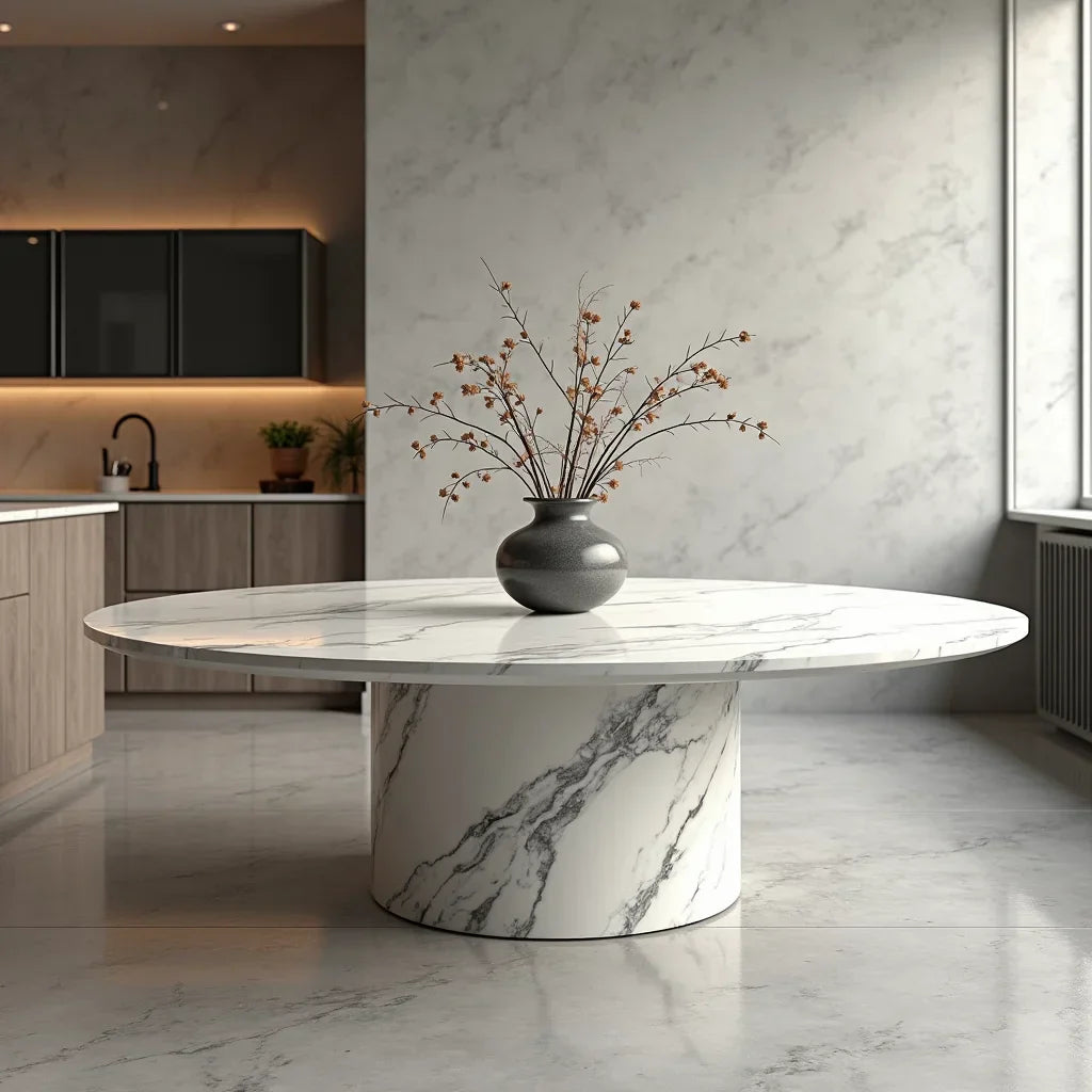 Marble Dining Table - Marble Dining Table Materials Bases and Care Explained