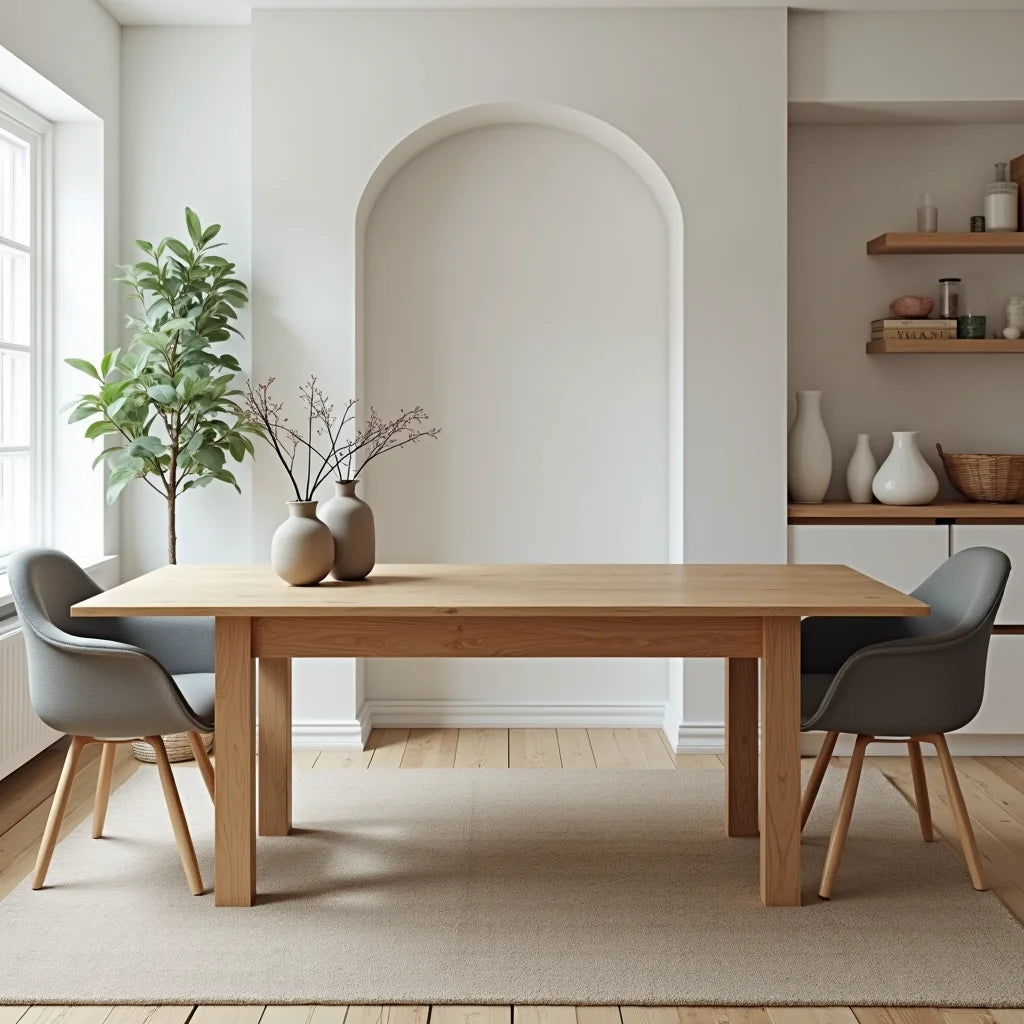 Oak Extendable Dining Table - Clever ways to style your oak extendable dining table