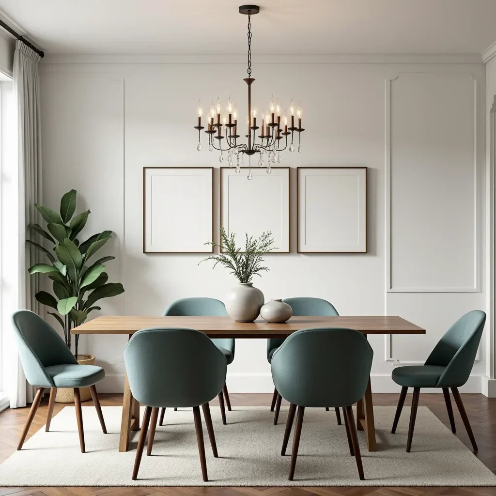 Dining Room Chandeliers - Find the Perfect Dining Room Chandelier Size and Style
