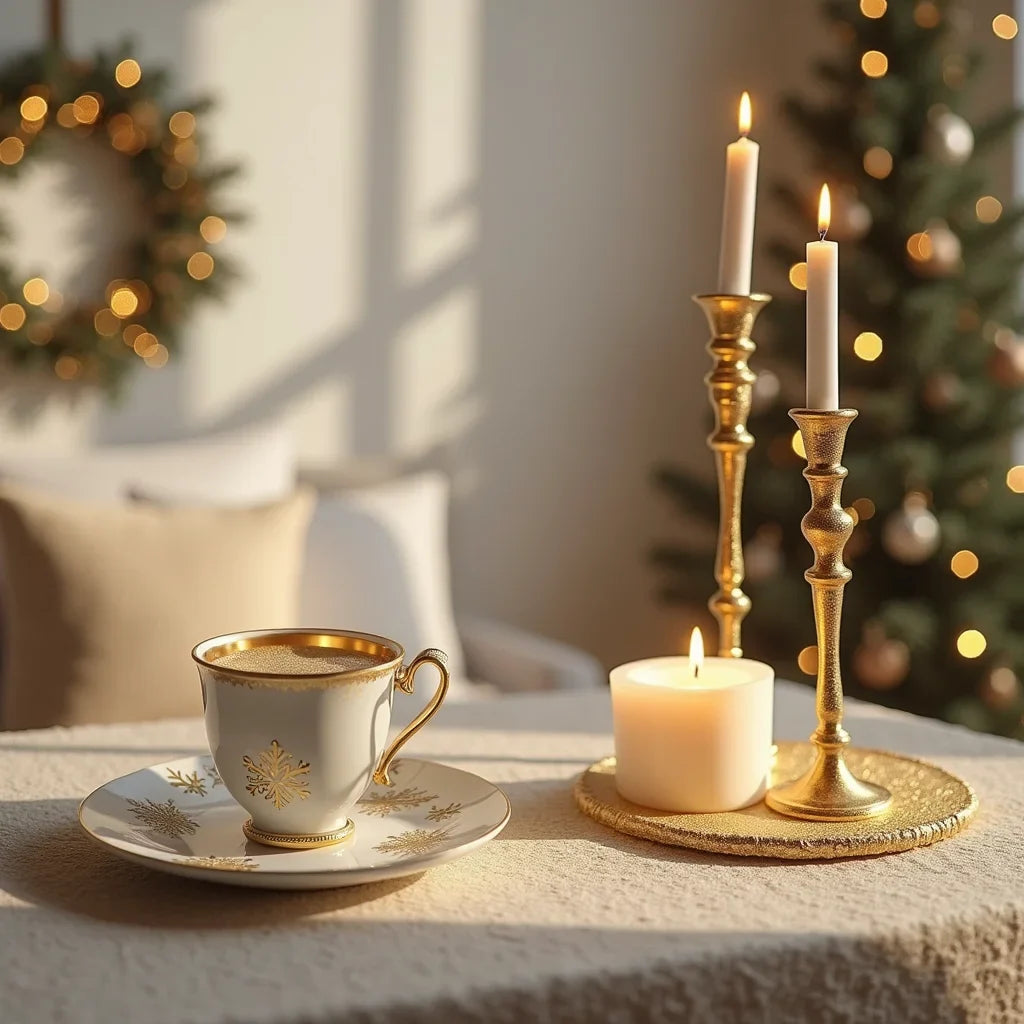 Gold-dusted Holiday Decor - Gold Dusted Holiday Decor for Subtle Sparkle in Your Home