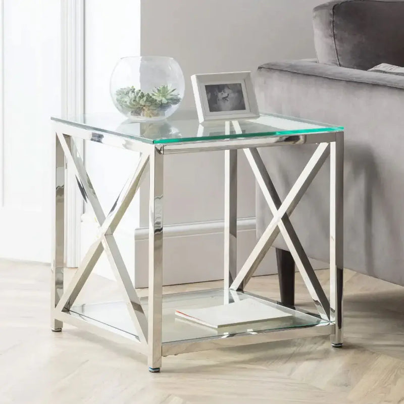 Glass Side & Lamp Tables