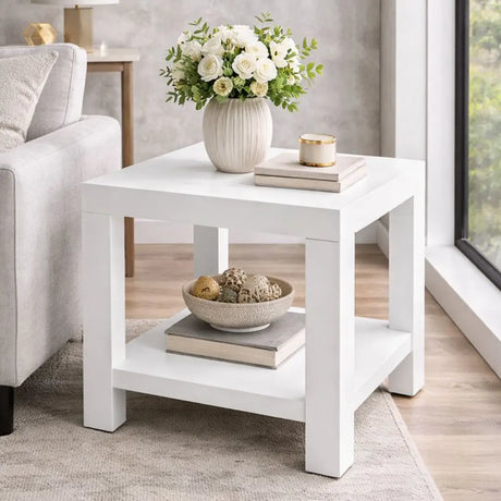 High Gloss Side & Lamp Tables
