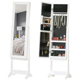 Mirrored Jewellery Storage Cabinet 36cm Wide - Velmora
