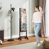 Mirrored Jewellery Storage Cabinet 36cm Wide - Velmora