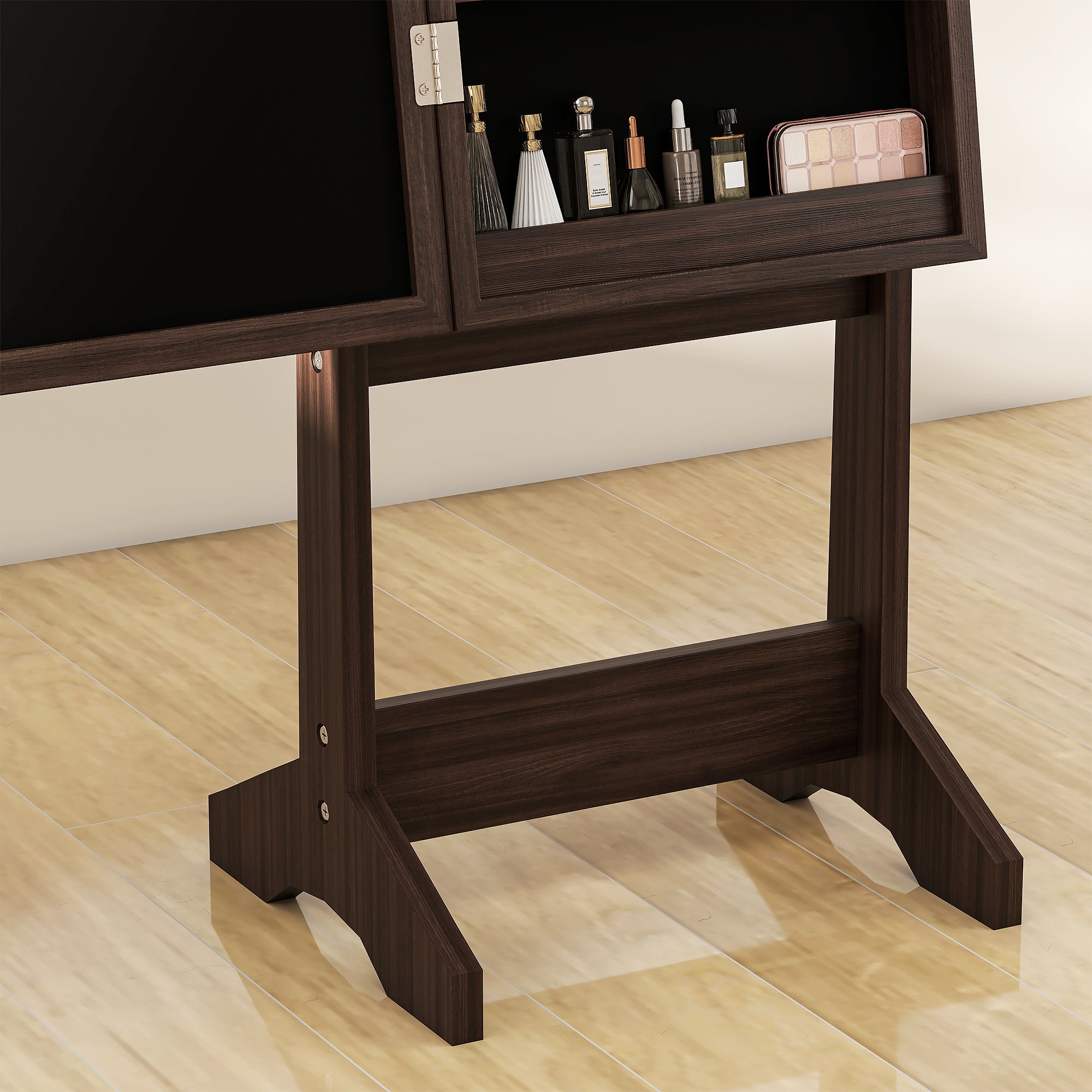 Mirrored Jewellery Storage Cabinet 36cm Wide - Velmora