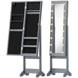 Mirrored Jewellery Storage Cabinet 36cm Wide - Velmora
