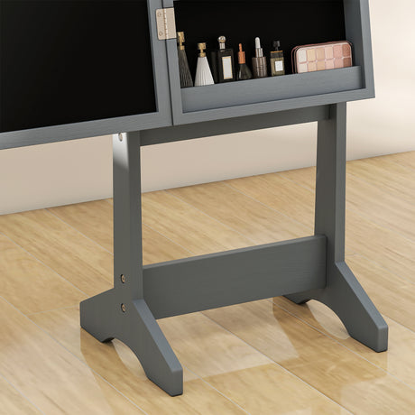 Mirrored Jewellery Storage Cabinet 36cm Wide - Velmora