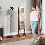 Mirrored Jewellery Storage Cabinet 36cm Wide - Velmora