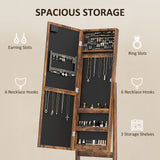 Mirrored Jewellery Storage Cabinet 36cm Wide - Velmora