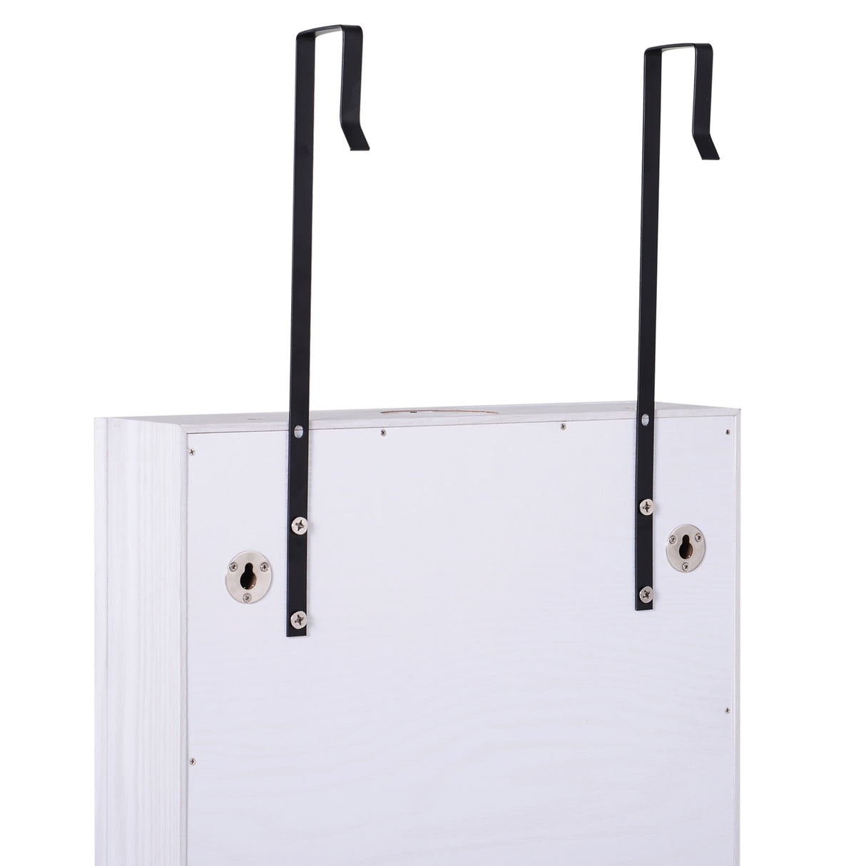 Mirrored Jewellery Storage Cabinet 37cm Wide Wall Hung With LED Lights - Velmora