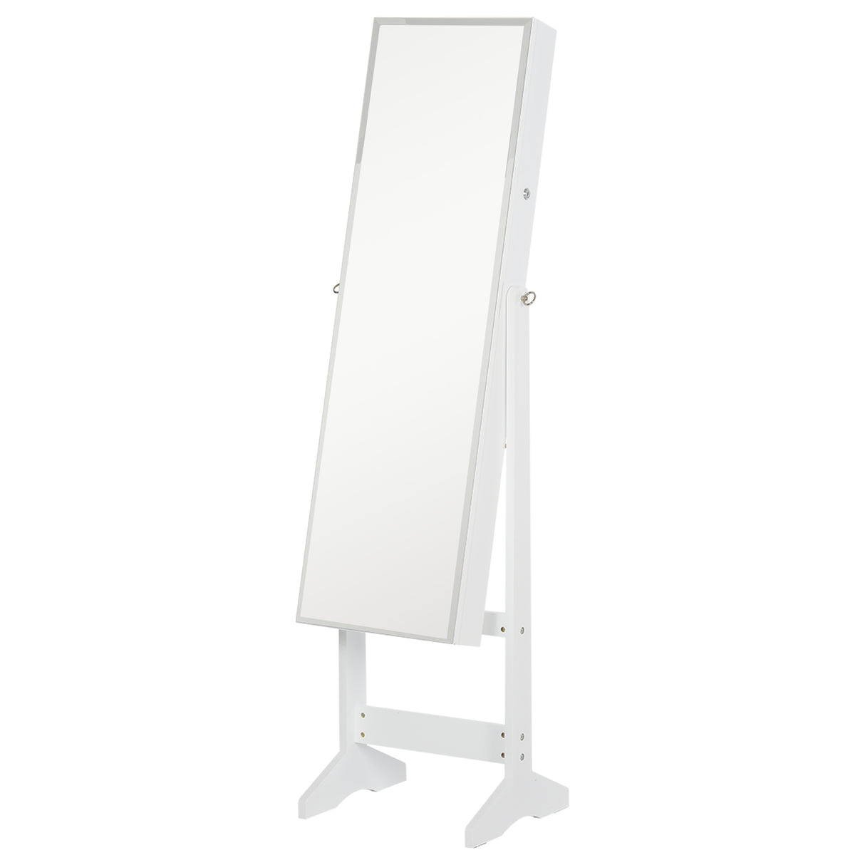 Mirrored Jewellery Storage Cabinet 41cm Wide - Velmora