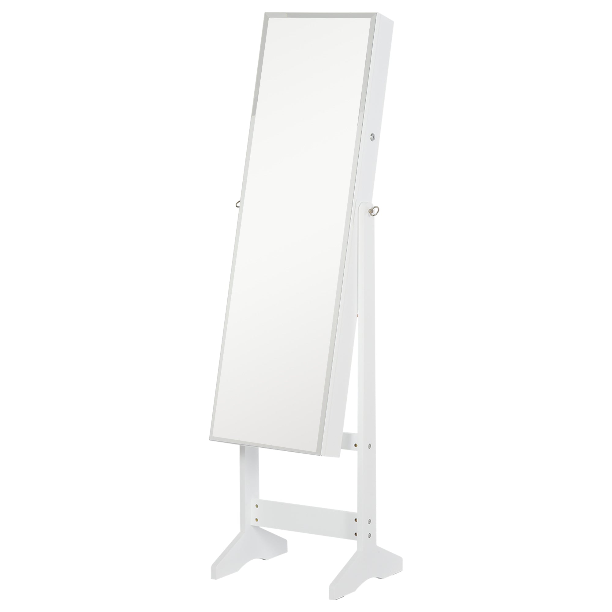 Mirrored Jewellery Storage Cabinet 41cm Wide - Velmora