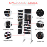 Mirrored Jewellery Storage Cabinet 41cm Wide - Velmora
