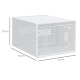 Plastic Shoe Storage Cabinet 25cm Wide in Set Of 8 - Velmora