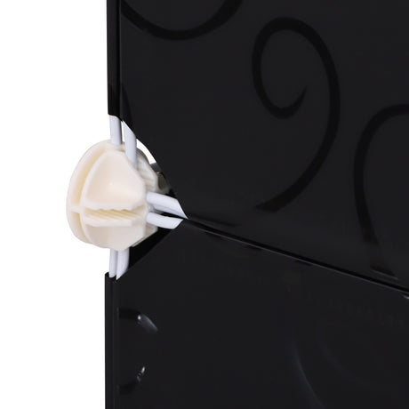 Plastic Storage Cabinet 111cm Wide With Metal Frame - Velmora