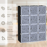 Plastic Storage Cabinet 111cm Wide With Metal Frame - Velmora