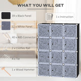 Plastic Storage Cabinet 111cm Wide With Metal Frame - Velmora