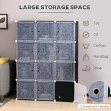 Plastic Storage Cabinet 111cm Wide With Metal Frame - Velmora
