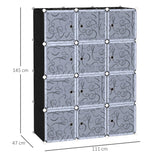 Plastic Storage Cabinet 111cm Wide With Metal Frame - Velmora