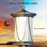 ABS Plastic 1.3m LED Solar Powered Garden Lamp Post - Velmora