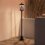 ABS Plastic 1.3m LED Solar Powered Garden Lamp Post - Velmora