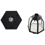 ABS Plastic 1.77m Tall Solar Powered Garden Lamp Post - Velmora