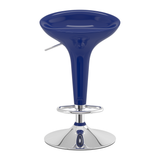 ABS Plastic Bar Stool With Chrome Base - Brindle