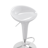 ABS Plastic Bar Stool With Chrome Base - Brindle