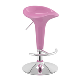 ABS Plastic Bar Stool With Chrome Base - Pentre