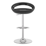 ABS Plastic Bar Stool With Polished Chrome Frame - Cayton