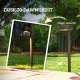 ABS Plastic Garden Solar Stake Lights in Set of 8 With Auto On-Off - Velmora