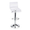 Acrylic Bar Stool With Polished Chrome Base - Grindle
