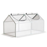 Alloy Steel Frame Garden Greenhouse 120cm Wide - Velmora